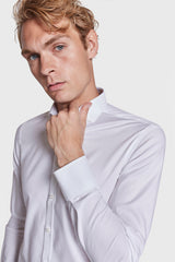 BS Donatello Super Slim Fit Skjorte - White