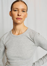 BS Academia Langærmet T-Shirt - Light Grey