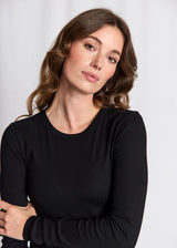 BS Margrethe Langærmet T-Shirt - Black