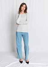 BS Margrethe Langærmet T-Shirt - Light Grey