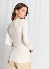 BS Margrethe Langærmet T-Shirt - Off White