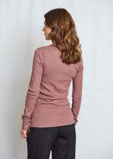 BS Margrethe Langærmet T-Shirt - Plum