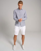 BS Fernando Casual Modern Fit Skjorte - Blue/White