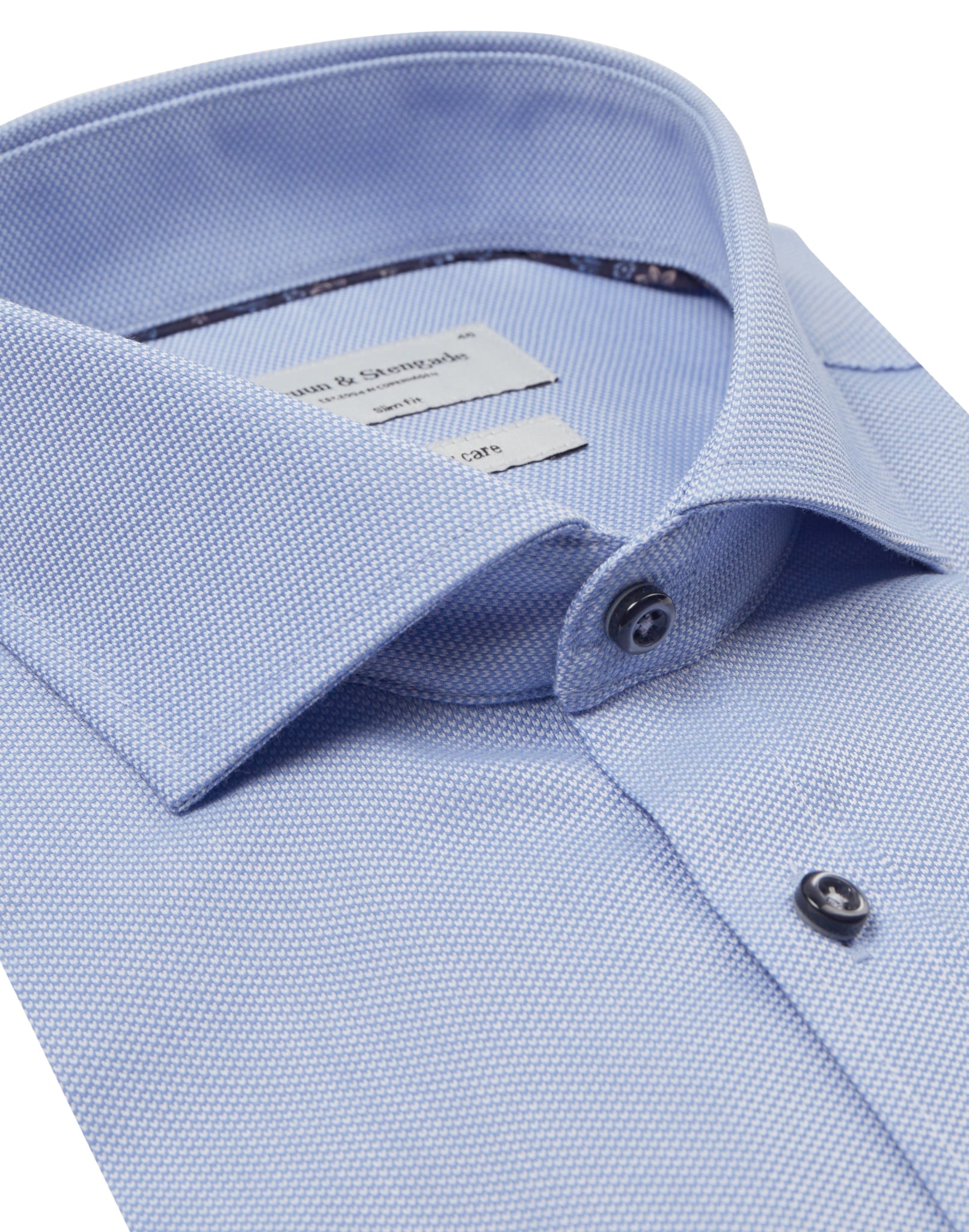 BS Antoine Slim Fit Skjorte - Blue