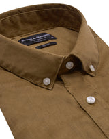 BS Carlos Casual Modern Fit Skjorte - Ochre