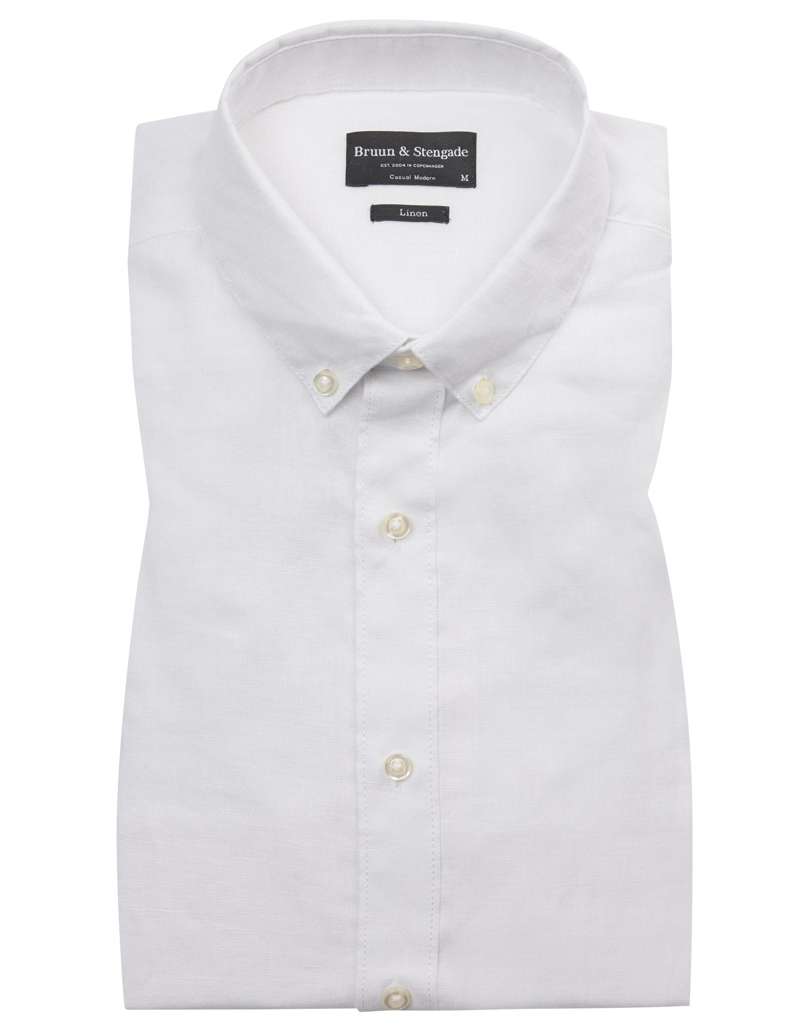 BS Carlos Casual Modern Fit Skjorte - White