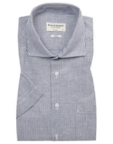 BS Hamilton Casual Slim Fit Skjorte - Blue/White