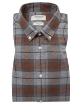 BS Hamza Casual Slim Fit Skjorte - Brown