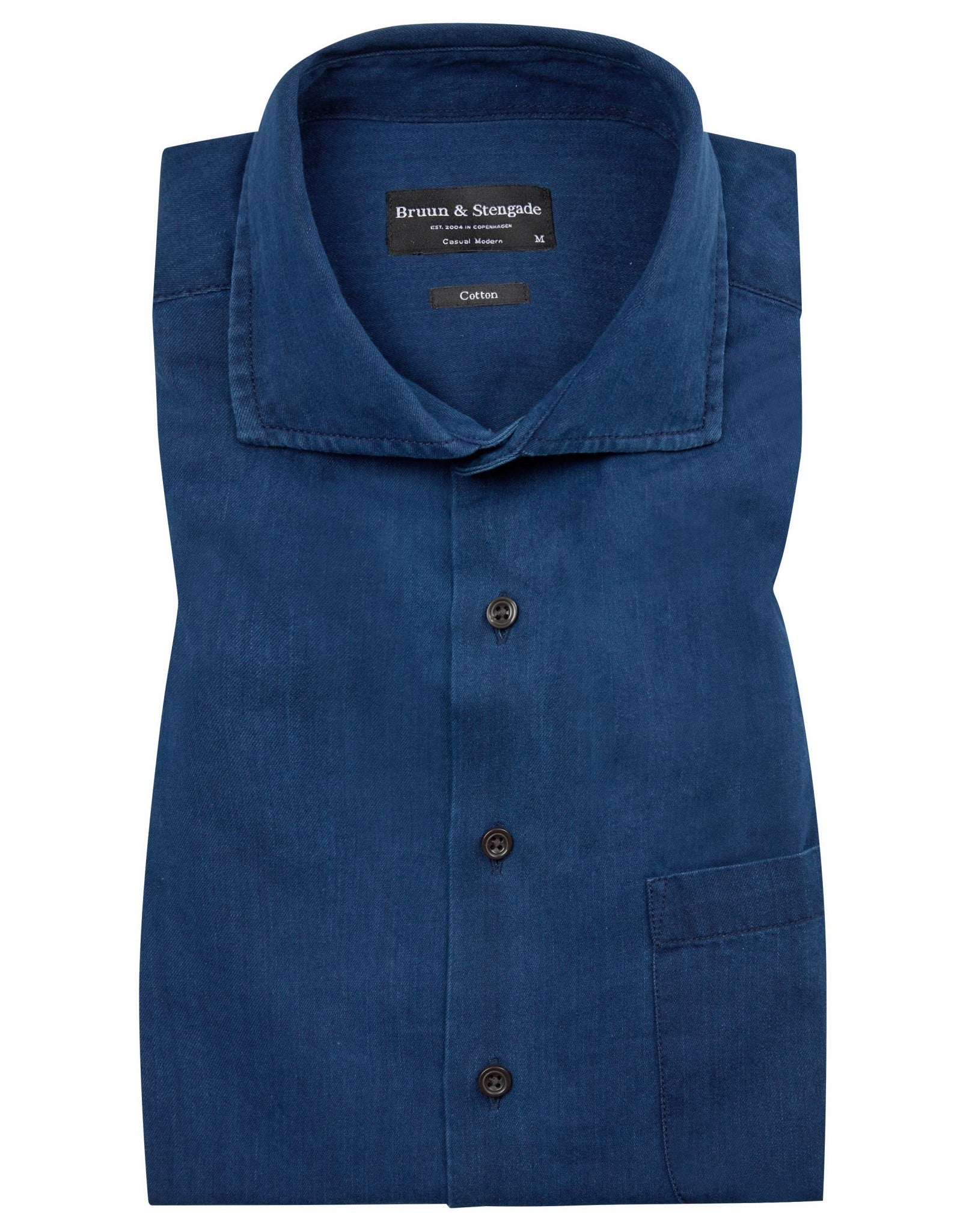 BS Lando Casual Modern Fit Skjorte - Indigo