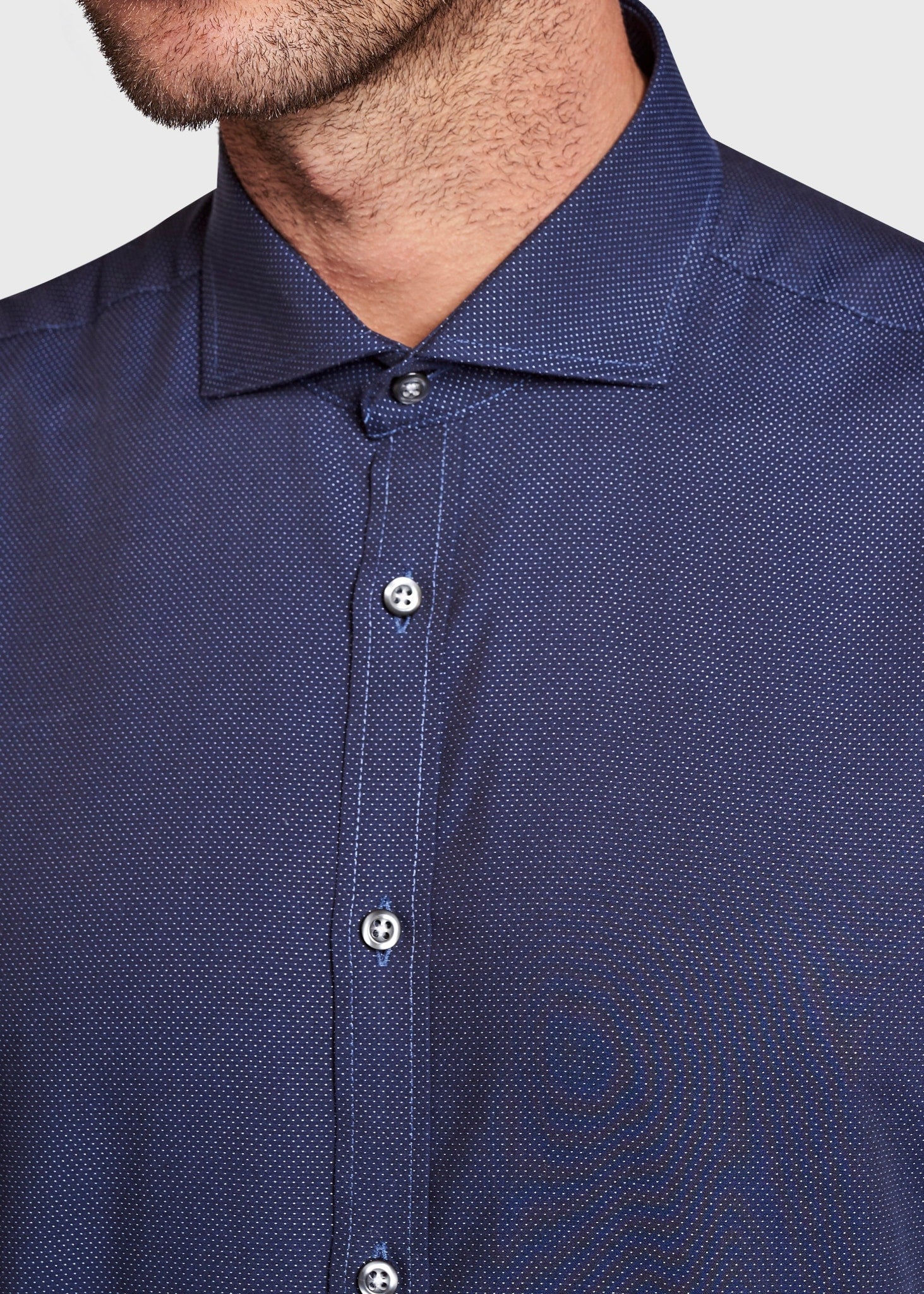 BS Owen Slim Fit Shirt - Navy