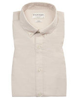 BS Sainz Casual Slim Fit Skjorte - Sand