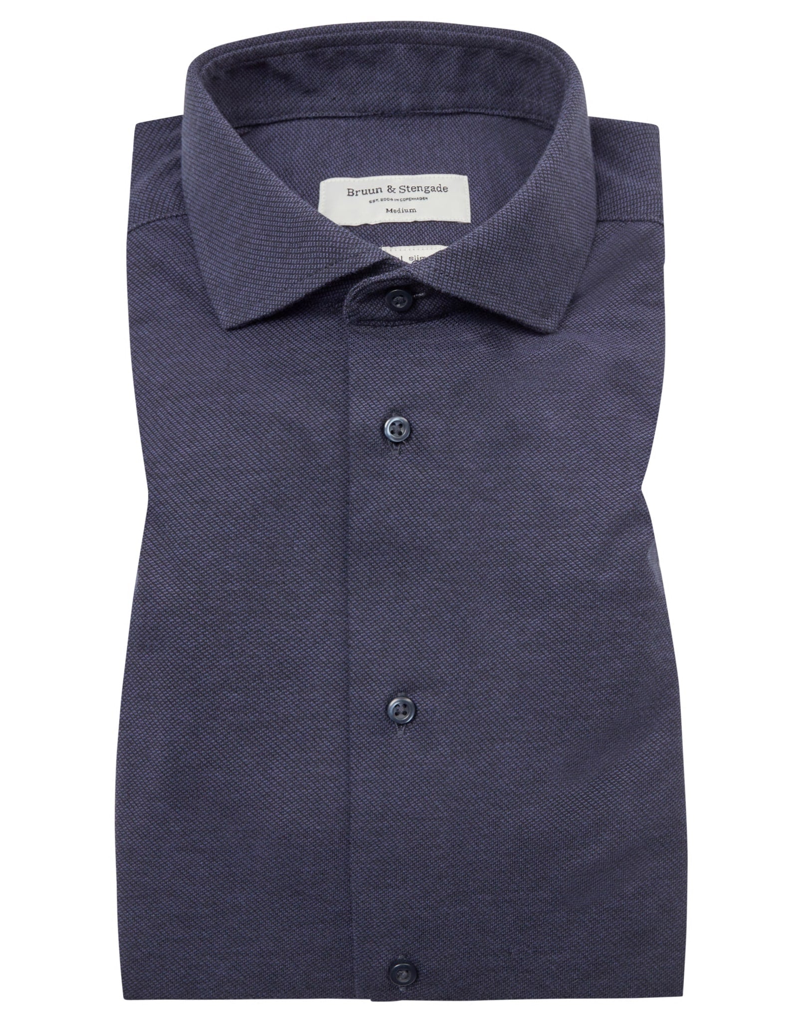 BS Trawally Casual Slim Fit Skjorte - Thunder