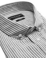 BS Valtteri Casual Modern Fit Skjorte - Army/White