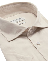 BS Verstappen Casual Slim Fit Skjorte - Sand