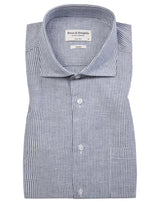 BS Alonso Casual Slim Fit Skjorte - Blue/White