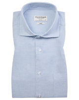 BS Alonso Casual Slim Fit Skjorte - Light Blue/White