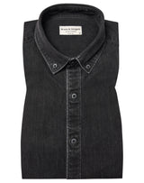 BS Elverum casual slim fit Skjorte - Black