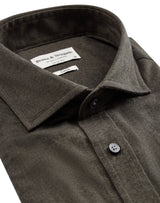 BS Halden casual slim fit Skjorte - Dark Green