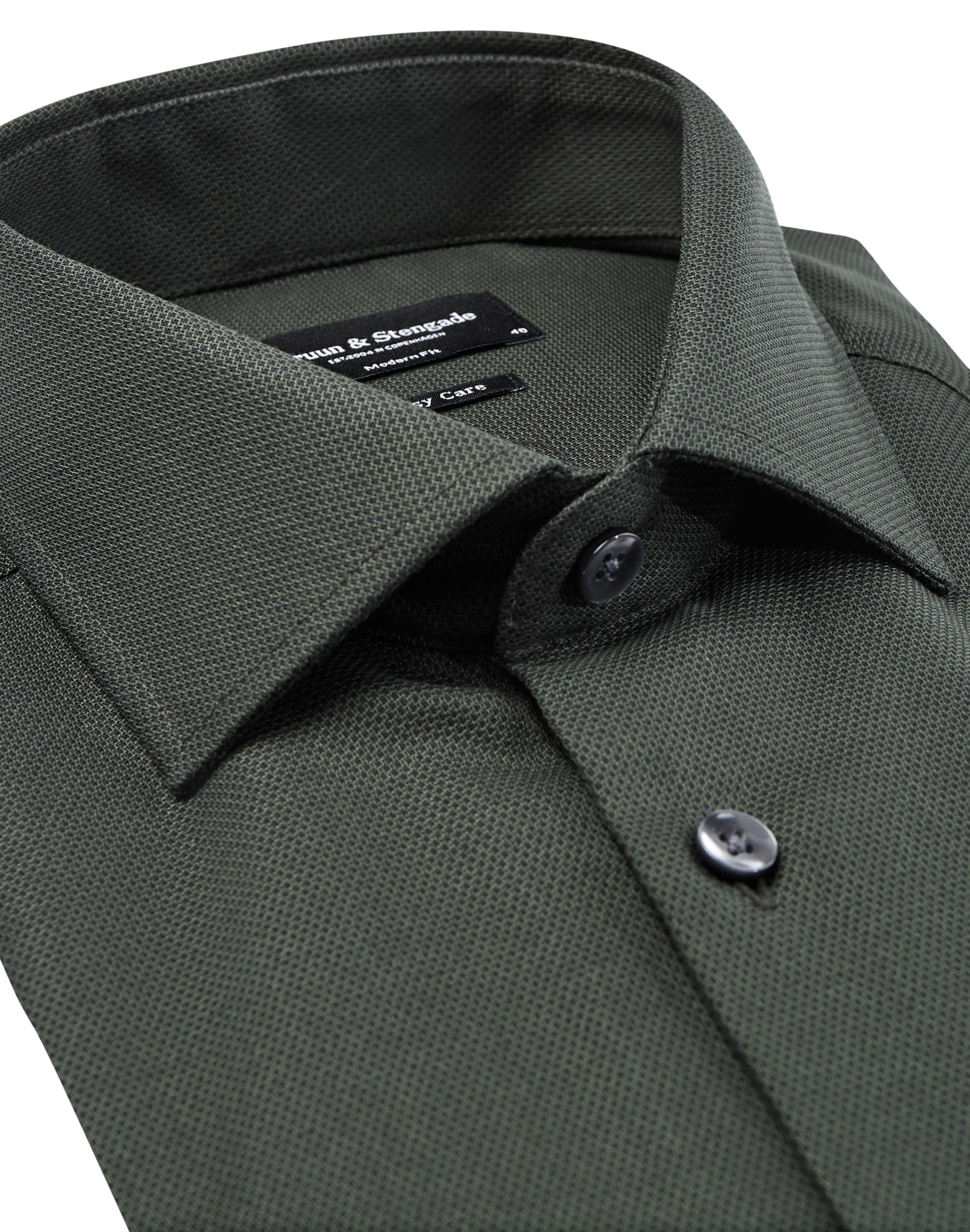 BS Leina modern fit Skjorte - Green