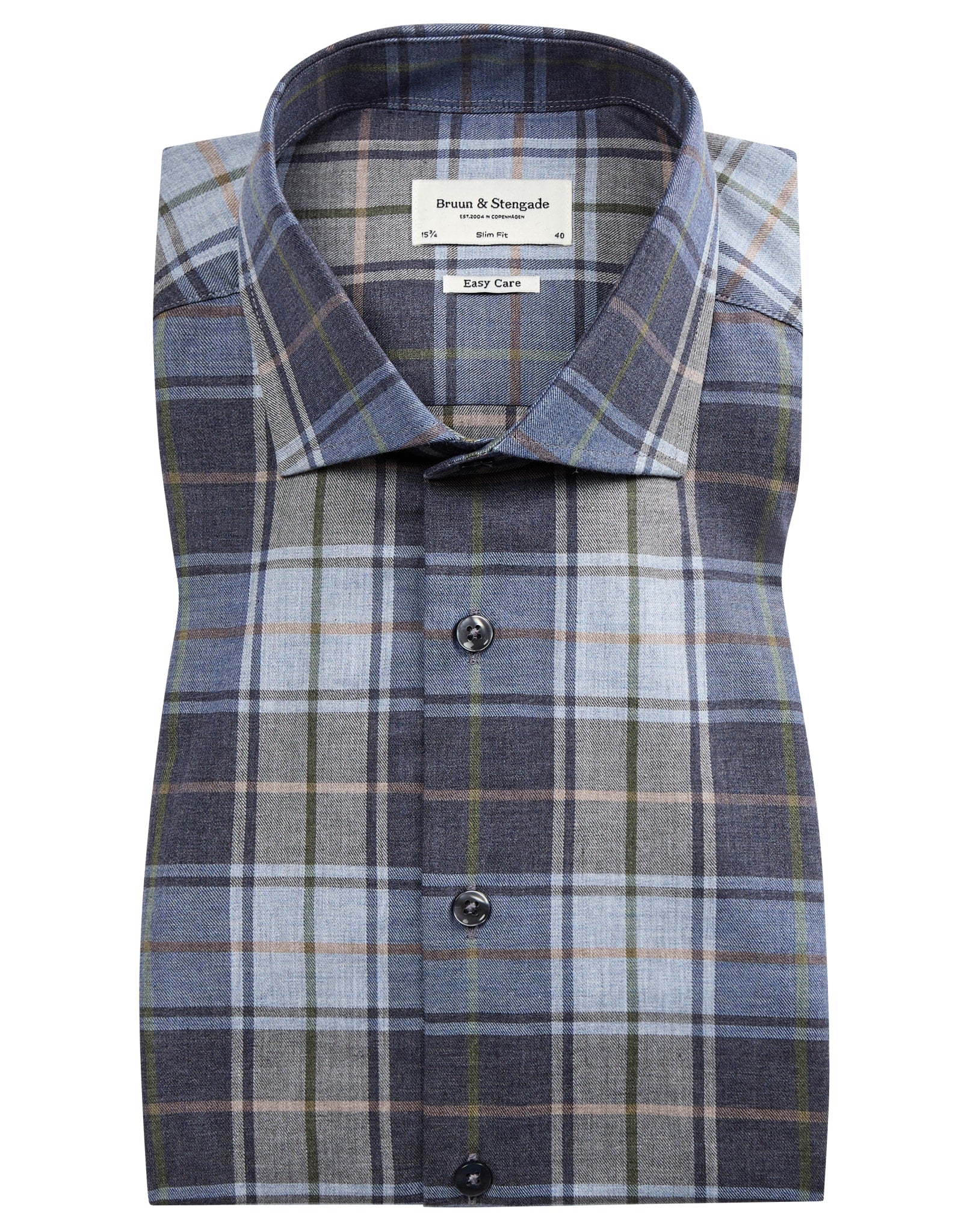 BS Terience slim fit Skjorte - Blue