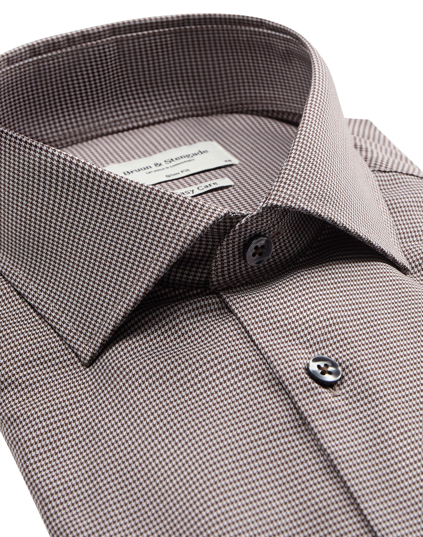 BS Tusk slim fit Skjorte - Brown