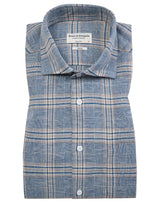 BS Vettel Casual Slim Fit Skjorte - Blue