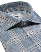 BS Vettel Casual Slim Fit Skjorte - Blue