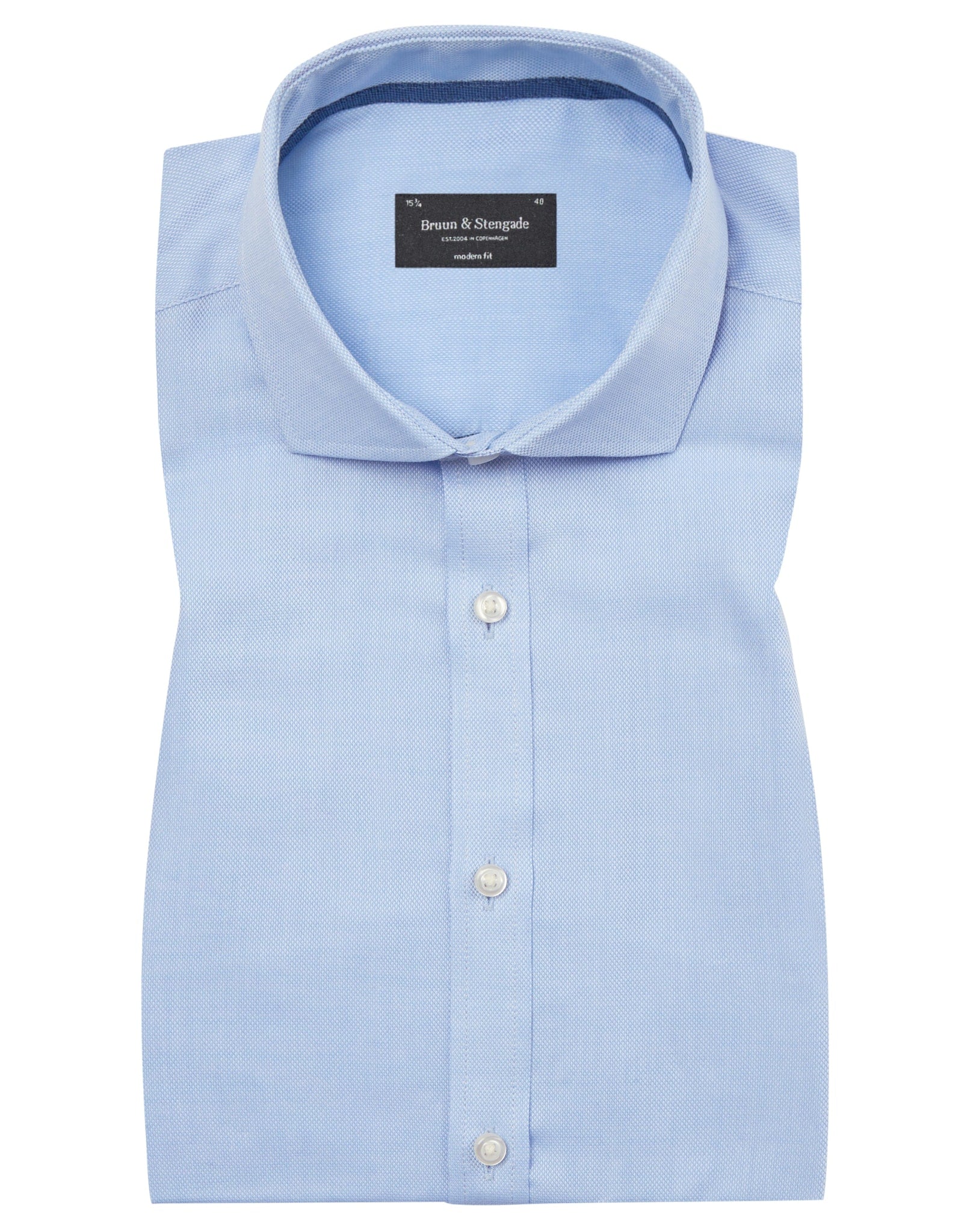 BS Basswood Modern Fit Shirt - Light Blue