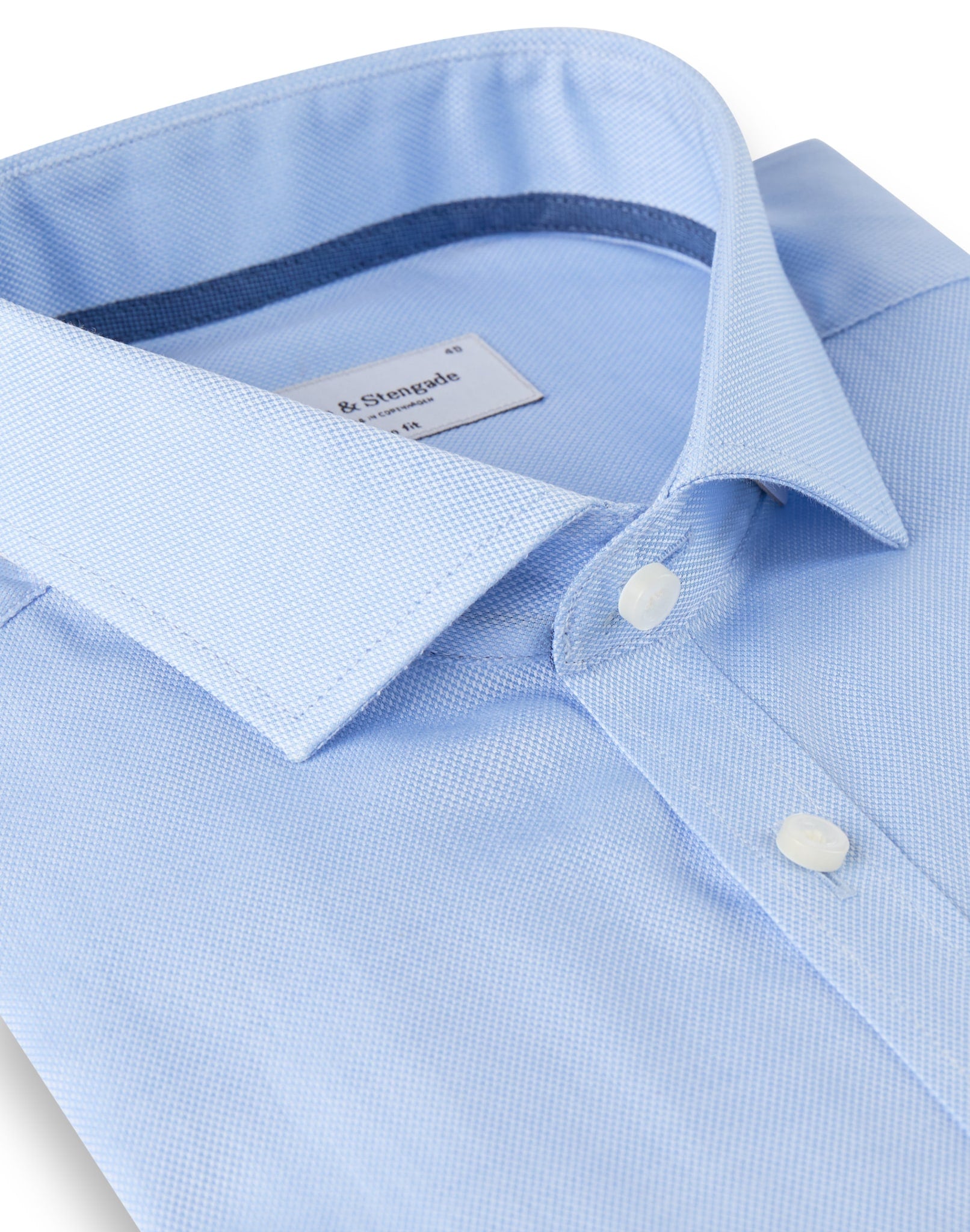 BS Basswood Slim Fit Shirt - Light Blue