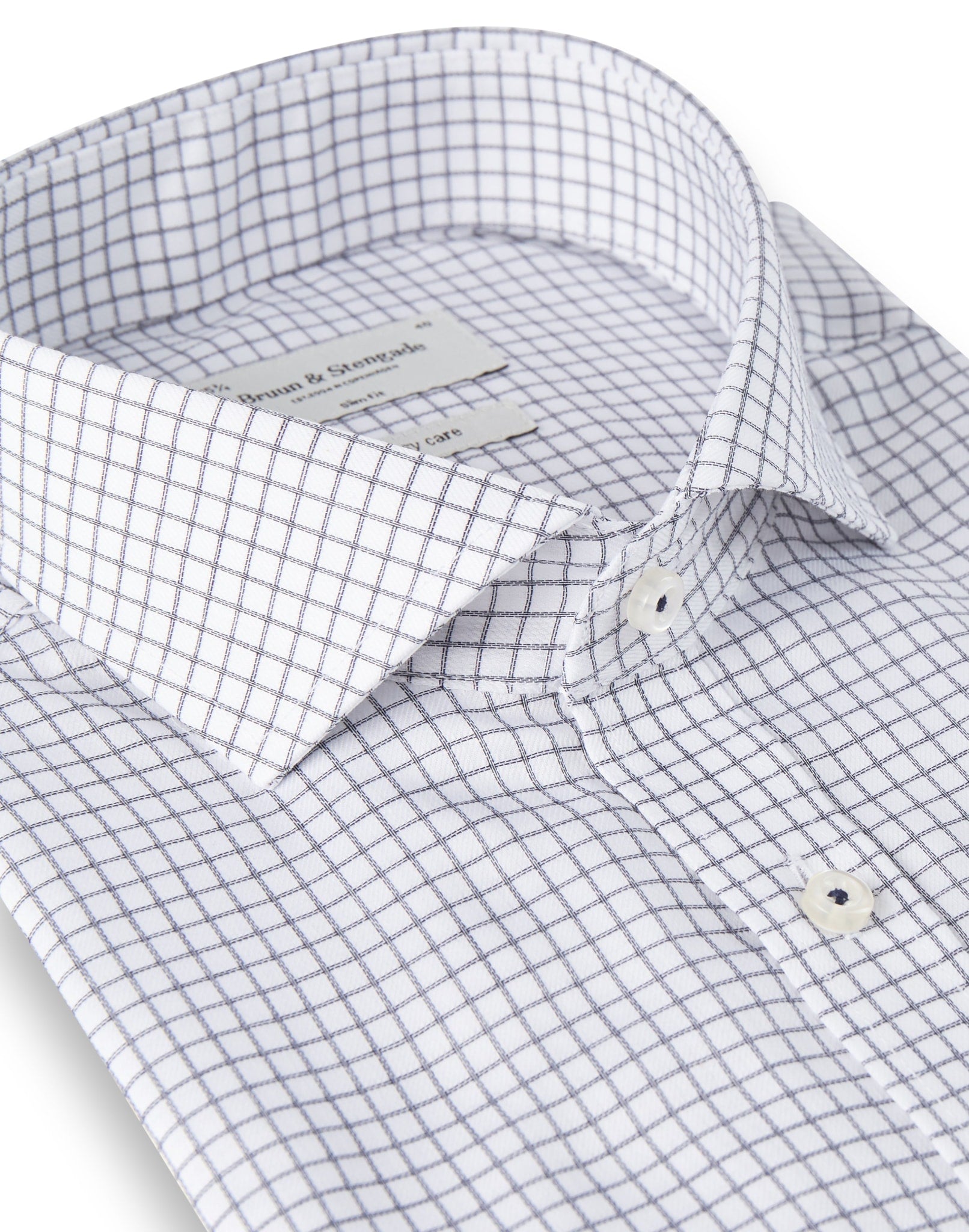 BS Bender Slim Fit Skjorte - White