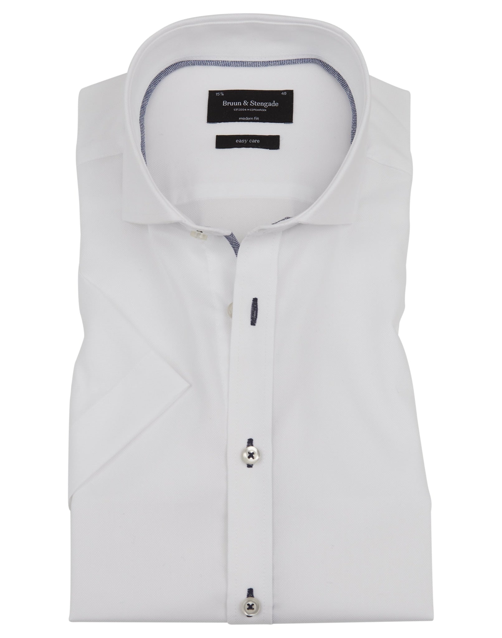 BS Bengala Modern Fit Skjorte - White