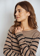 BS Ophelia Regular Fit Strik - Brown/Black