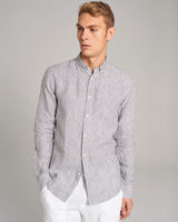 BS Valtteri Casual Modern Fit Skjorte - Army/White