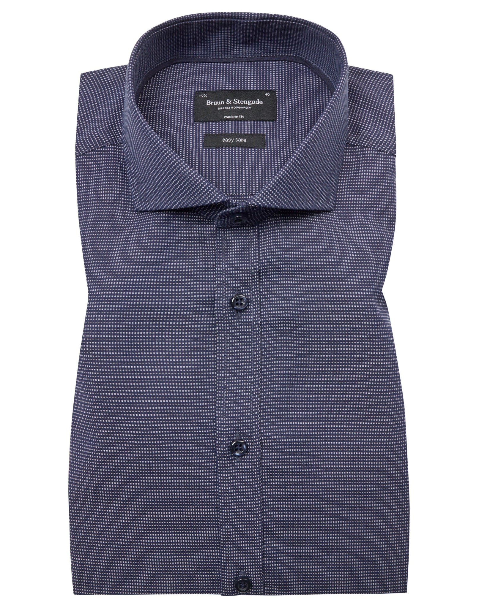 BS Braut Modern Fit Skjorte - Navy