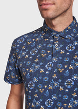 BS Chintu Regular Fit Polo - Dark Blue