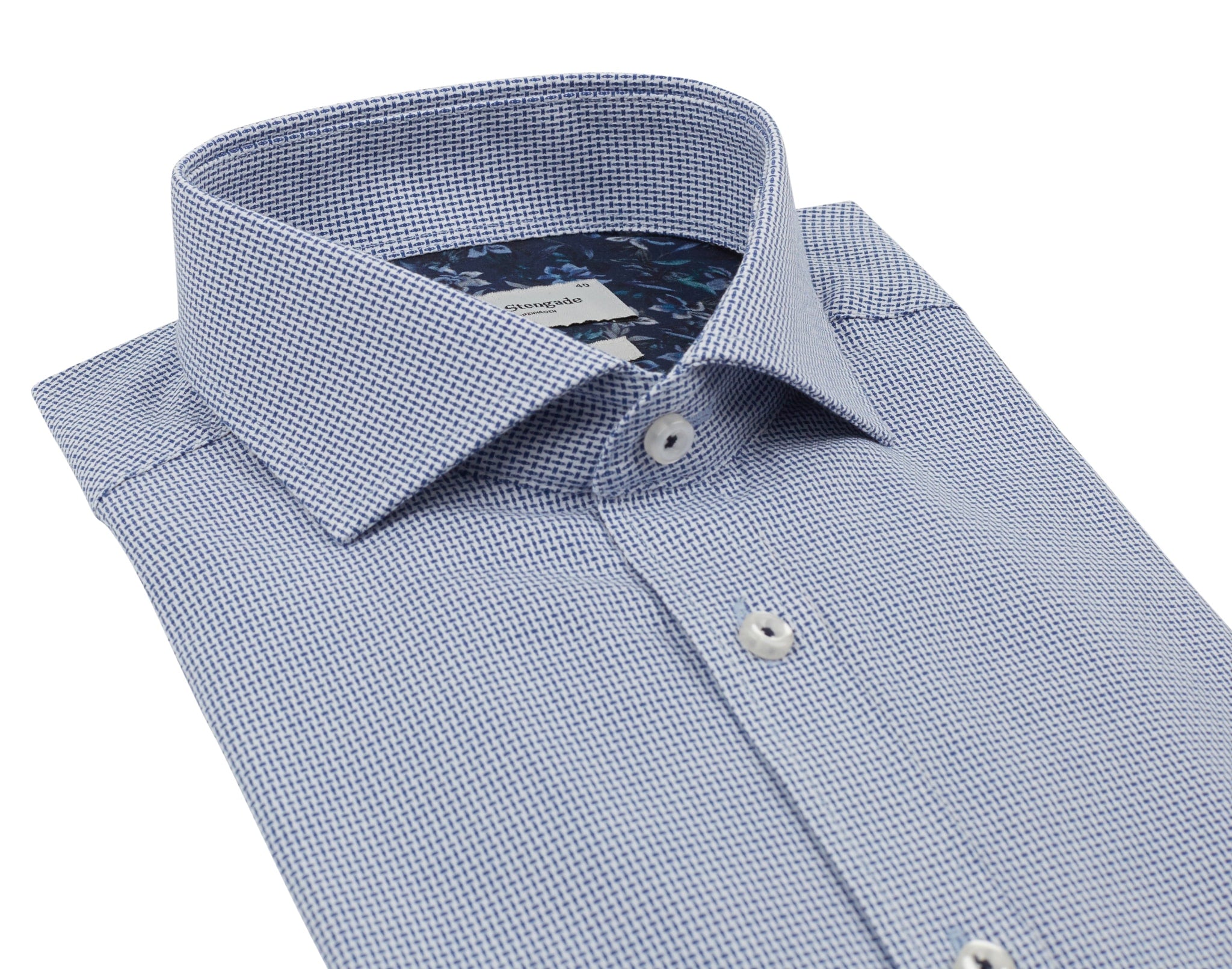 BS Darby Slim Fit Skjorta - Blue