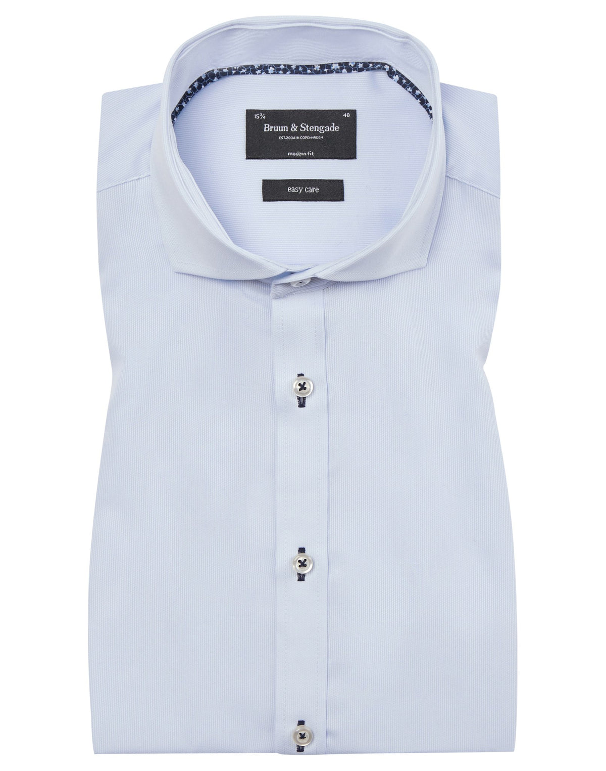 BS Djemba Modern Fit Skjorte Light Blue - Light Blue