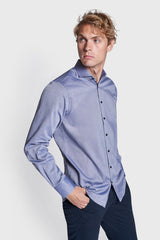 BS Felix Modern Fit Skjorte - Blue
