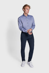 BS Felix Modern Fit Skjorte - Blue