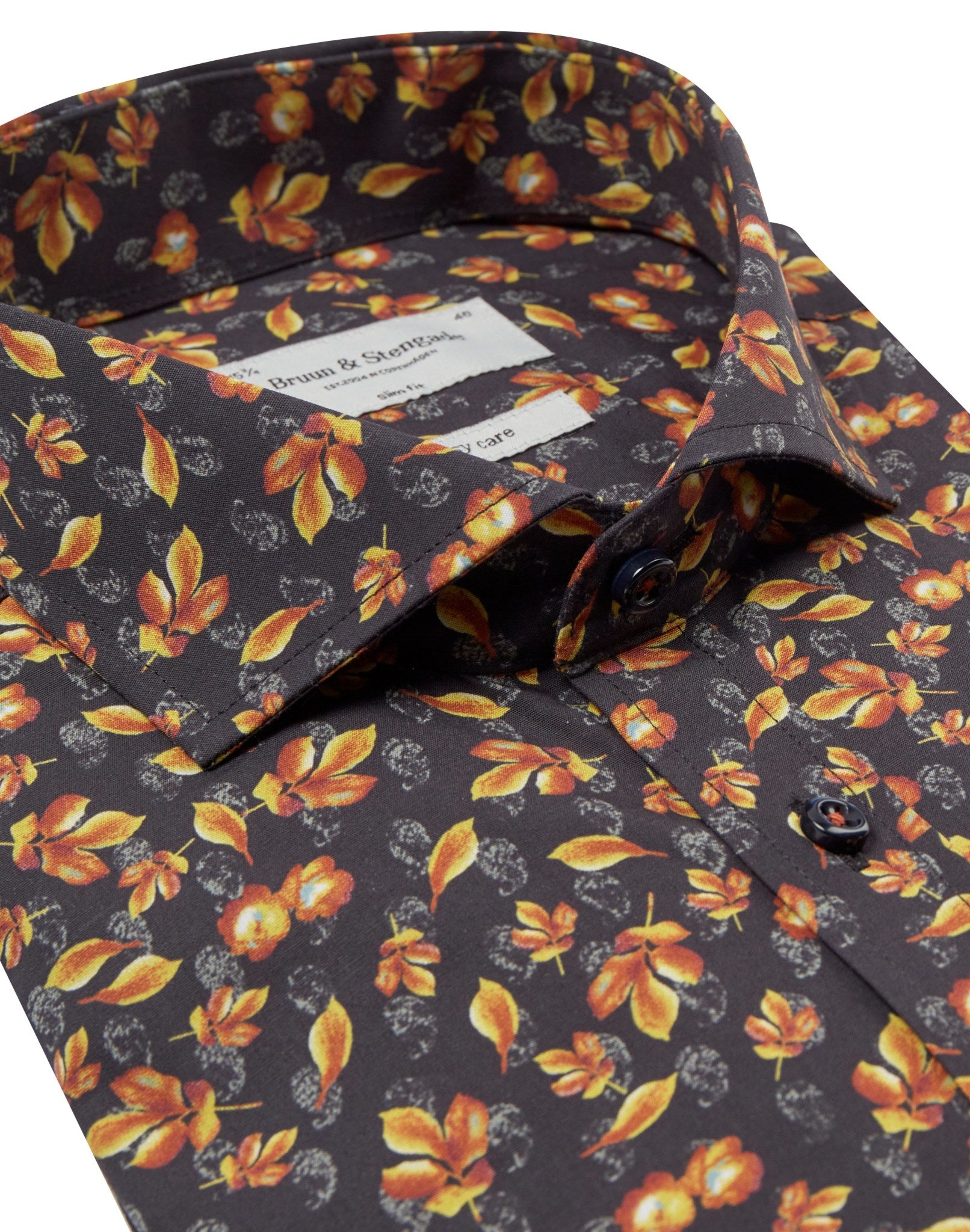 BS Goodwillie Slim Fit Skjorte - Black