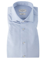 BS Katla Slim Fit Skjorte - Light Blue/White