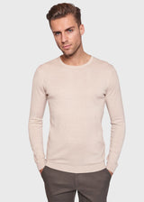 BS Gunnar Regular Fit Strik - Sand