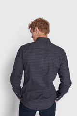 BS Sanneh Casual Modern Fit Skjorte - Thunder