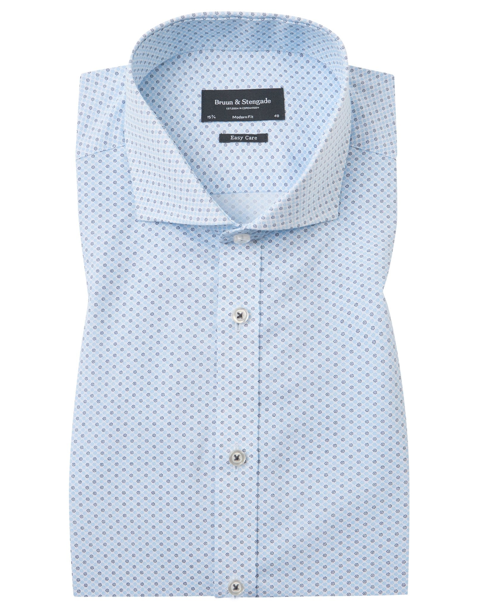 BS Hernando Modern Fit Skjorta - Ljusblå