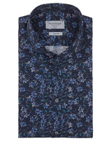 BS Hvam Super Slim Fit Skjorte - Navy