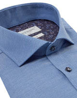 BS Immobile Slim Fit Skjorte - Blue