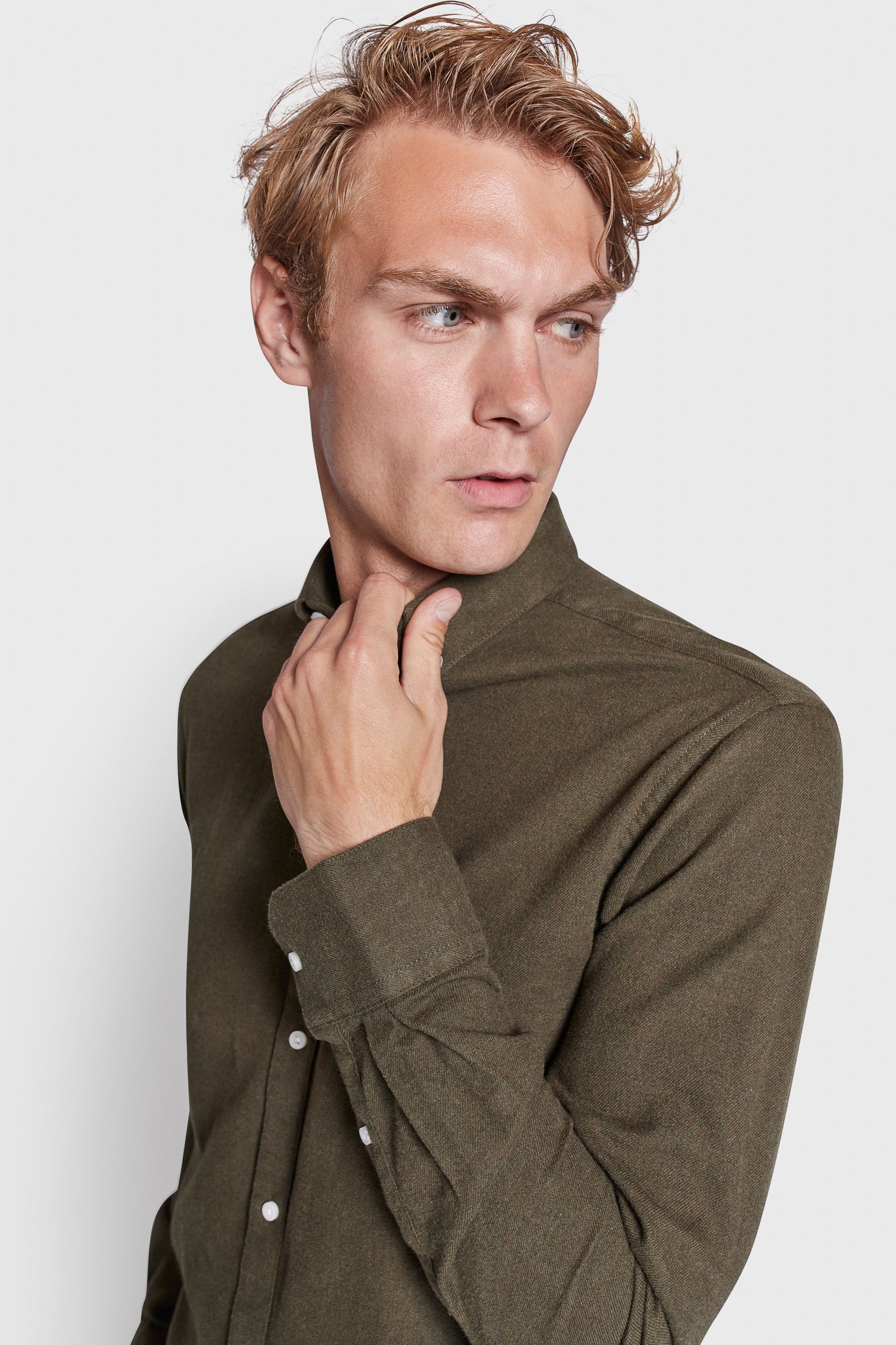 BS Ebruma Casual Modern Fit Skjorte - Green