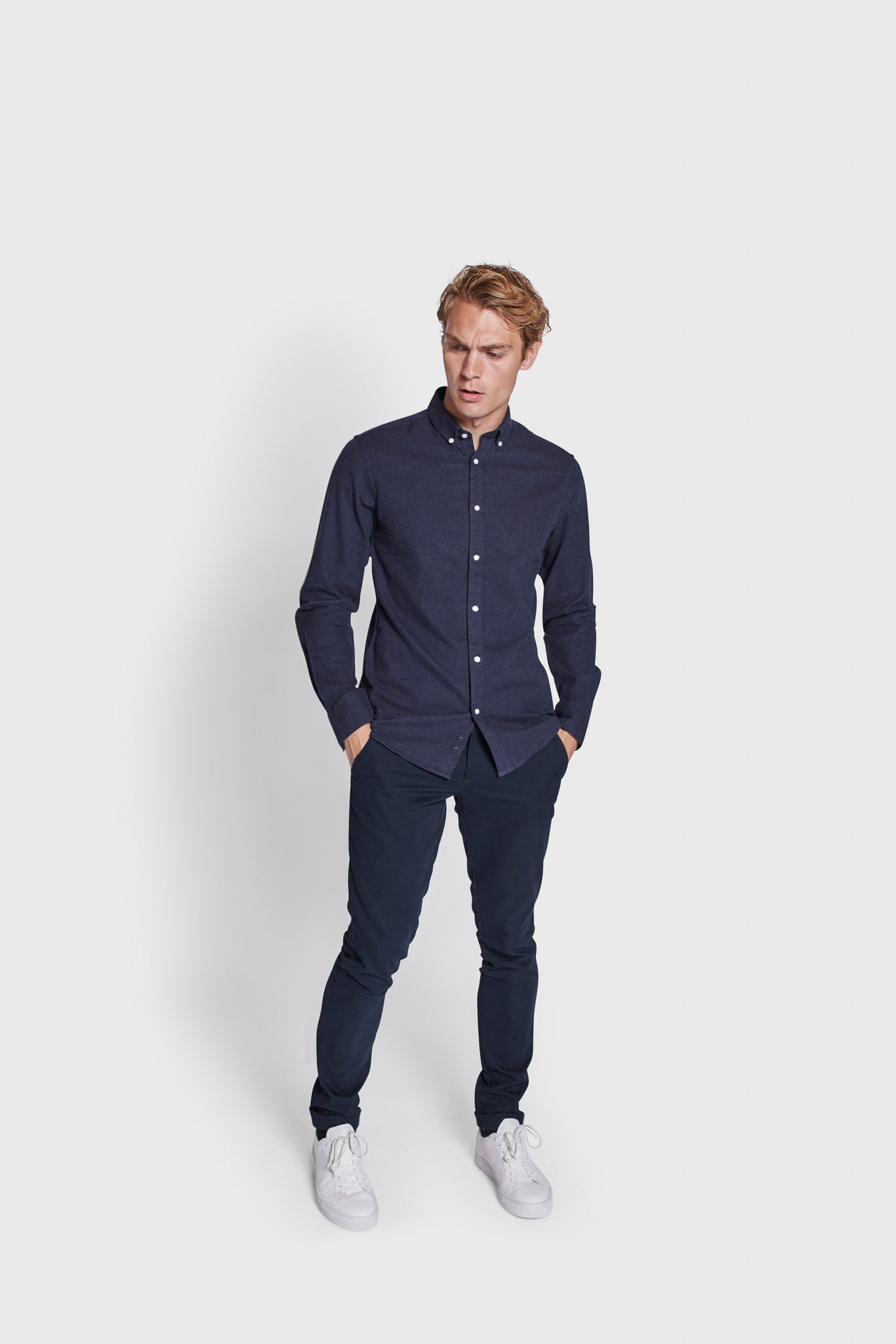 BS Ebruma Casual Modern Fit Skjorte - Thunder