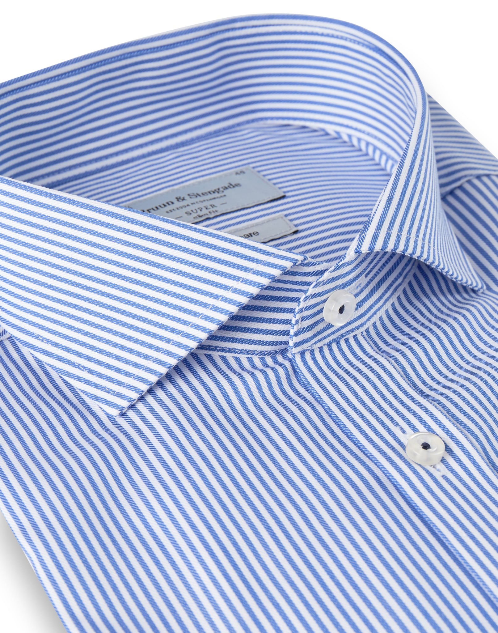 BS Kenor Super Slim Fit Skjorte - Blue