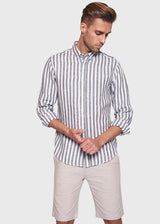 BS Kumamoto Slim Fit Skjorte - Army